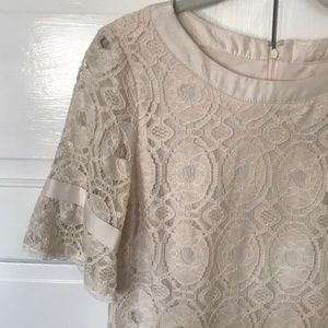 Liz Claiborne Lace Shift Dress EUC